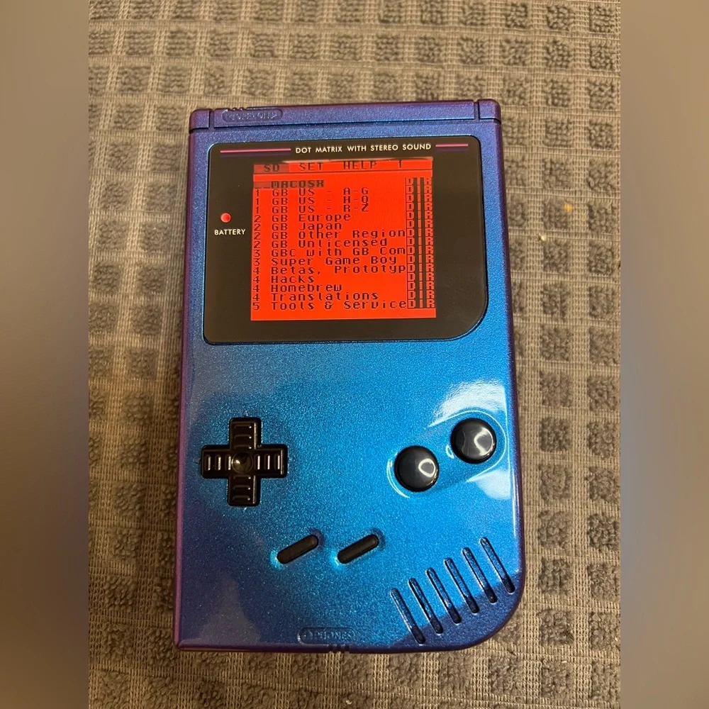 Custom Chameleon “Mystichrome” Game Boy DMG